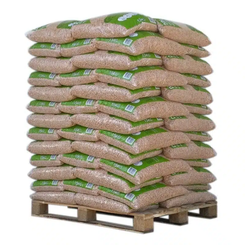 PELLET DIN – PALETA 65 WORKÓW PO 15 KG