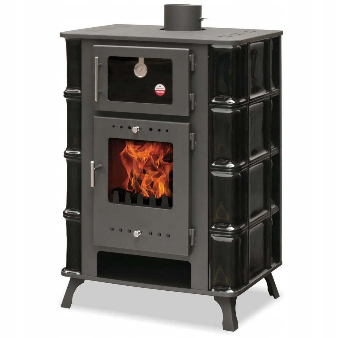 PIEC KAFLOWY KOMINEK KOZA BARTEK 8,5KW SPRAWNOŚĆ 82,3% POLSKI PRODUCENT