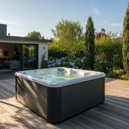 Premium Jacuzzi OF-5002 dla 5 osób z funkcją masażu dla domu i ogrodu